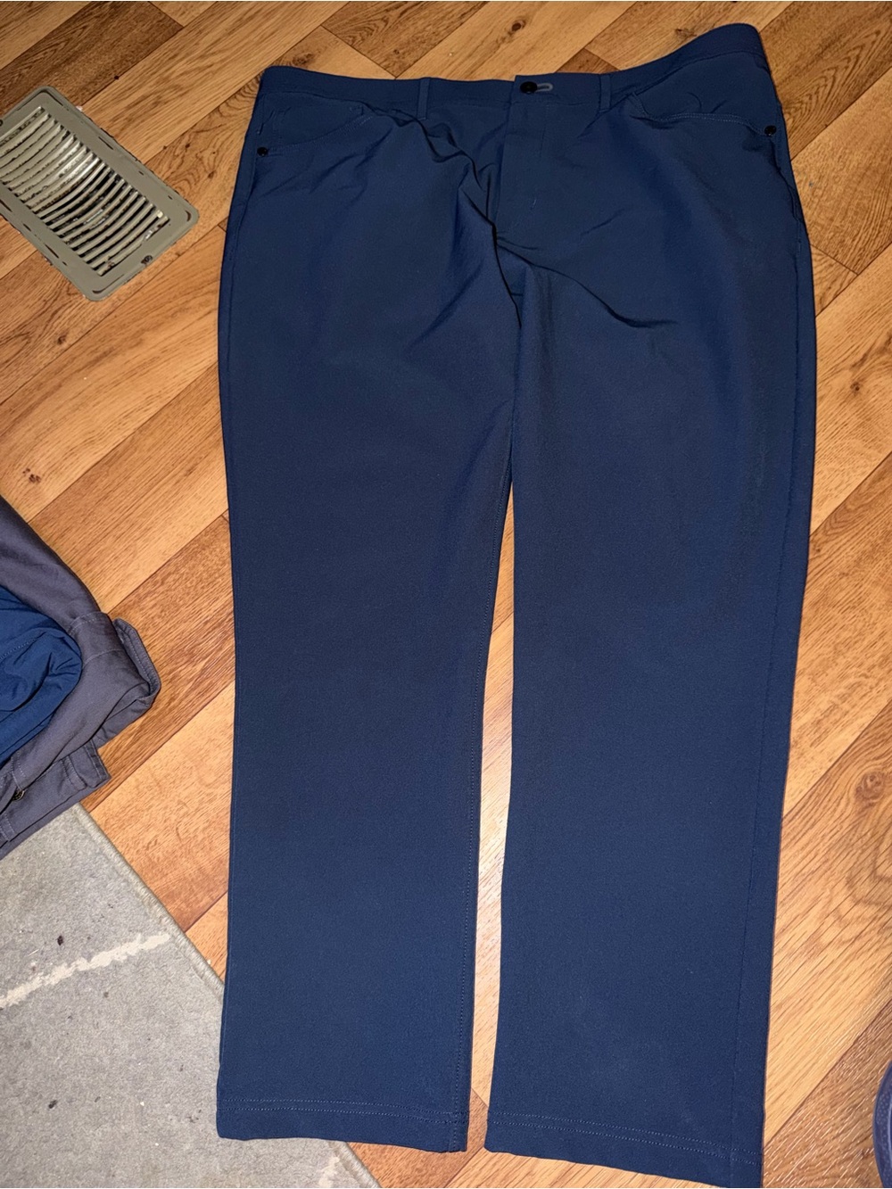 Men's Dress Pants — Classic Navy Straight Fit